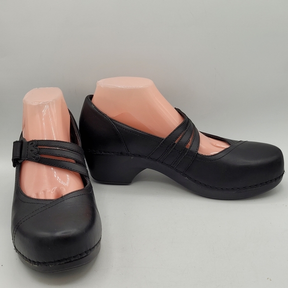 Dansko Tandy Nubuck Leather 2.25" Heel Mary Jane Shoes Size 41 US 10.5/ 11 - Picture 14 of 16